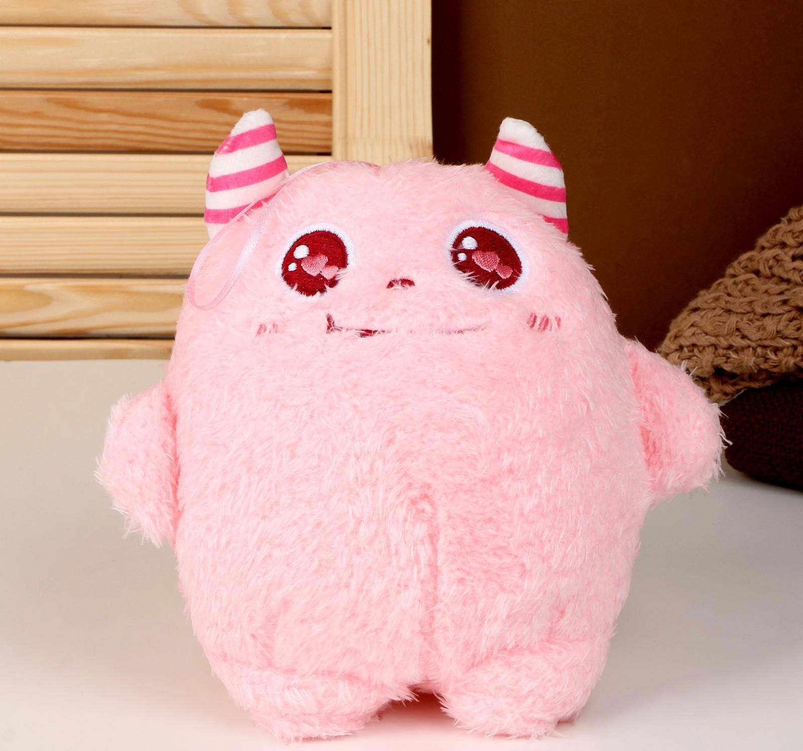 Мягкая игрушка «Монстрик», 20 см, цвет розовый