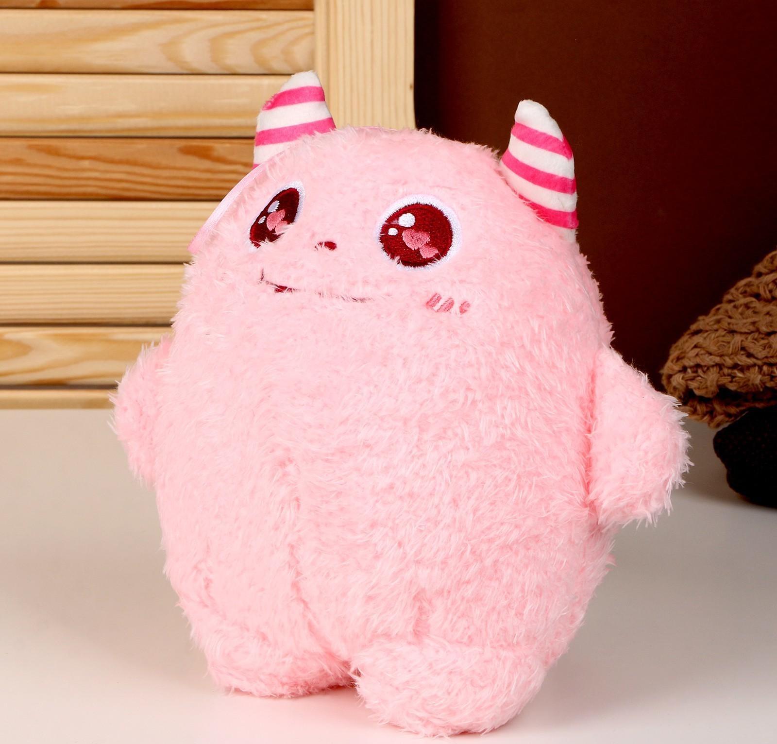 Мягкая игрушка «Монстрик», 20 см, цвет розовый