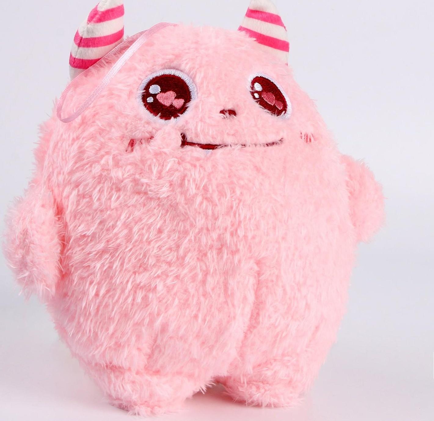 Мягкая игрушка «Монстрик», 20 см, цвет розовый
