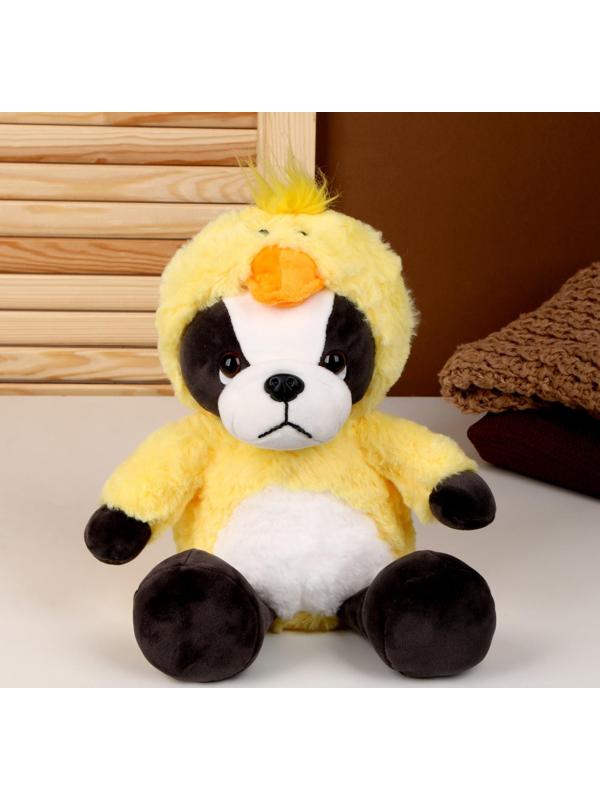 Мягкая игрушка «Собака» в костюме утки, 30 см, цвет жёлтый
