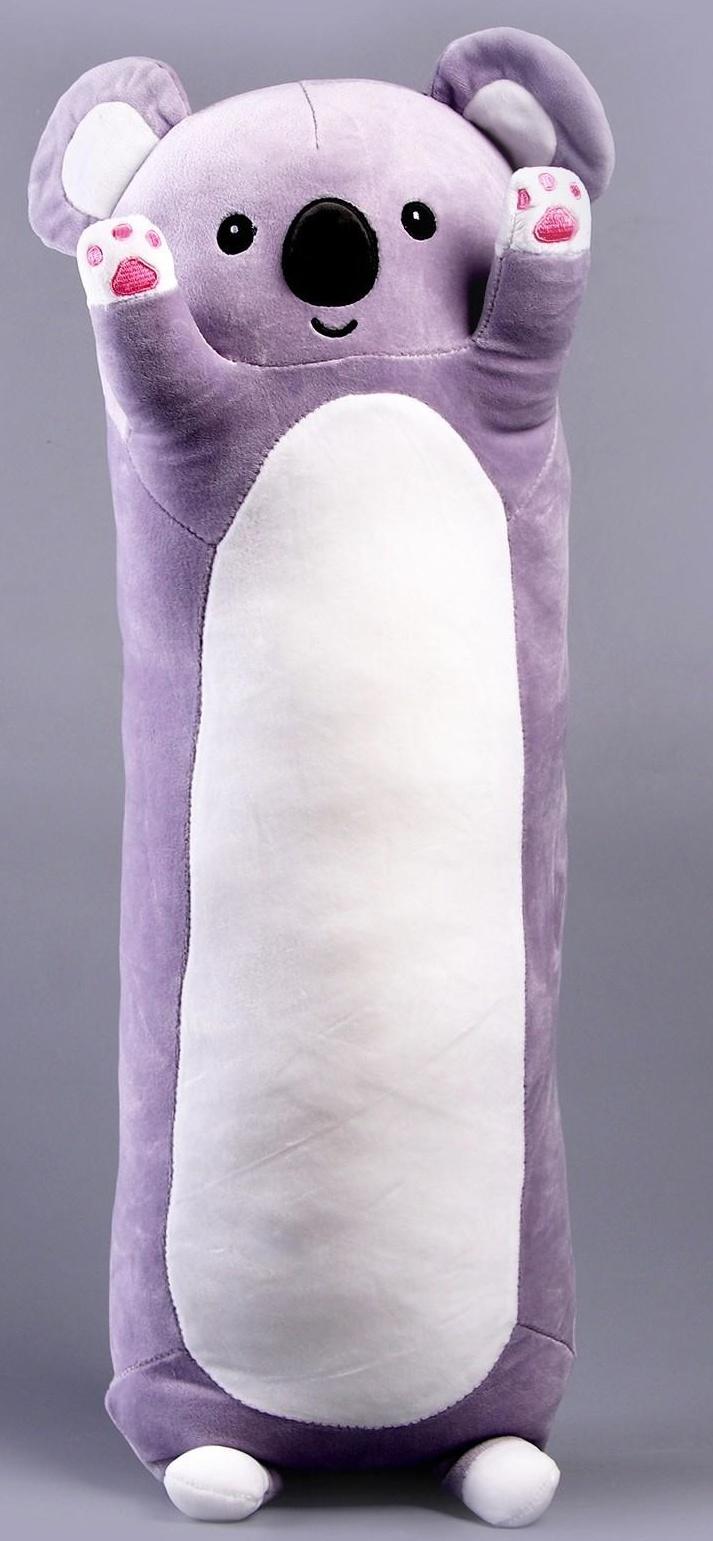 Мягкая игрушка-подушка «Коала», 70 см, цвет серый