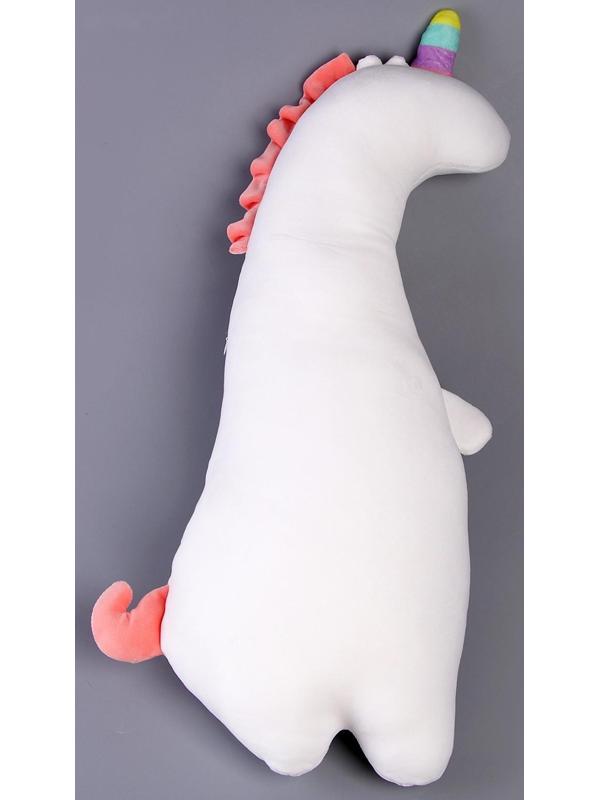 Мягкая игрушка-подушка «Единорожка», 60 см, цвет белый