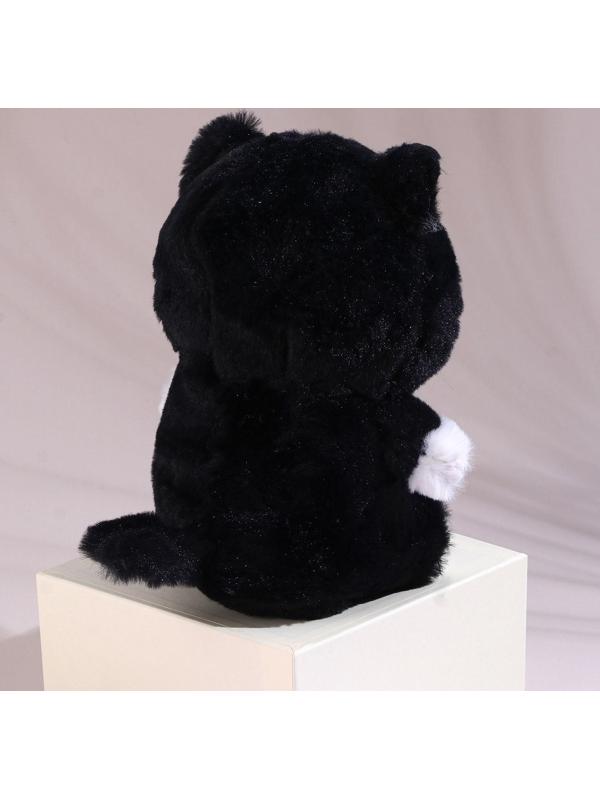 Мягкая игрушка «Котик», 25 см, цвет чёрный