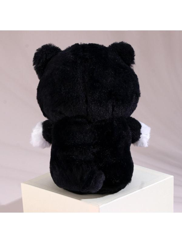 Мягкая игрушка «Котик», 25 см, цвет чёрный