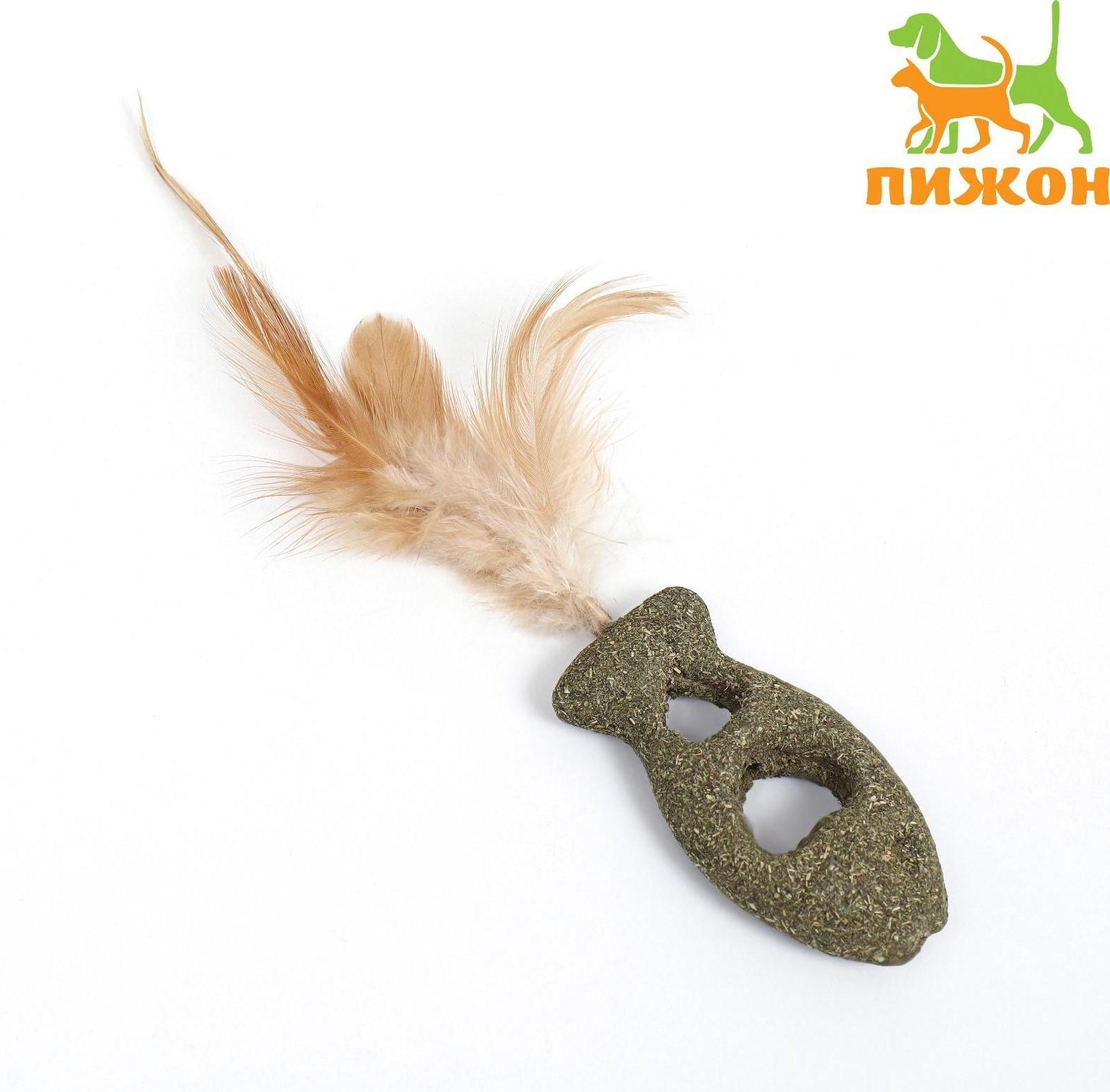 Игрушка для кошек из прессованной кошачьей мяты 