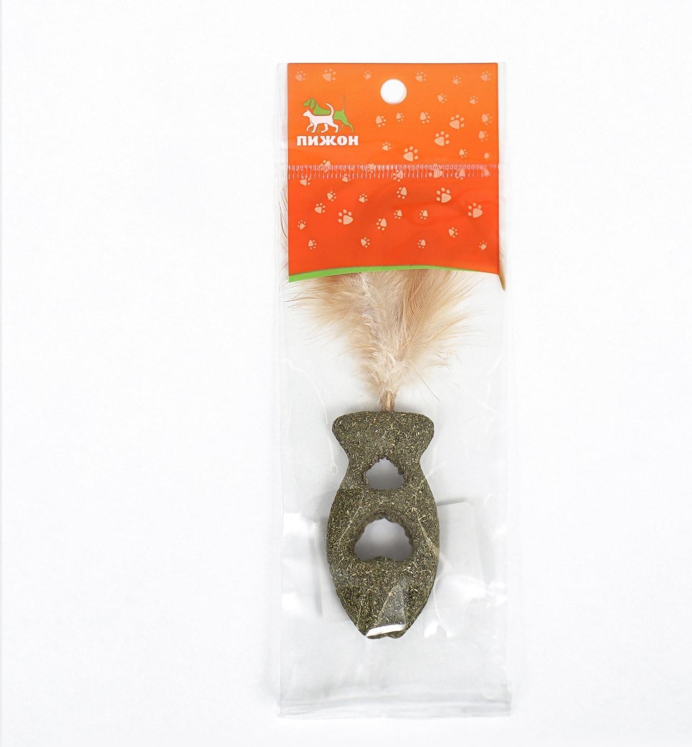 Игрушка для кошек из прессованной кошачьей мяты 