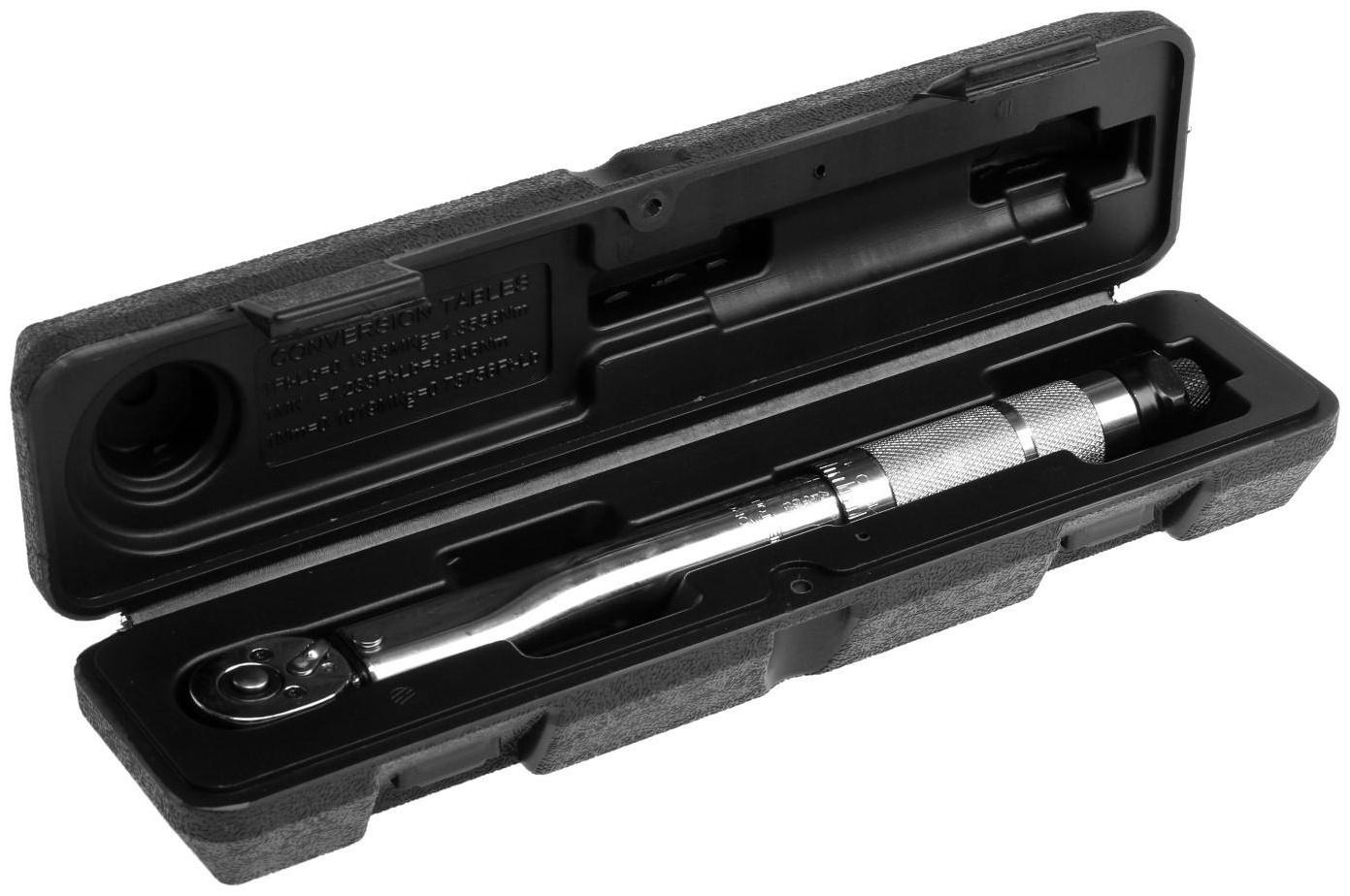 Ключ динамометрический ТУНДРА, 45 сталь, под квадрат 1/4