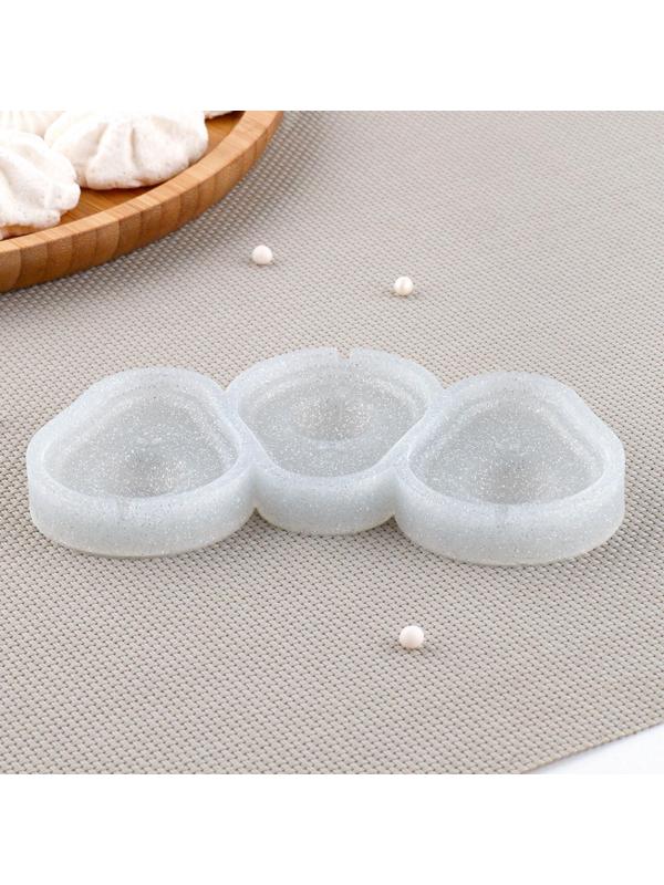 Силиконовый молд для леденцов и шоколада «Авокадо», 6×5,5 см, цвет прозрачный