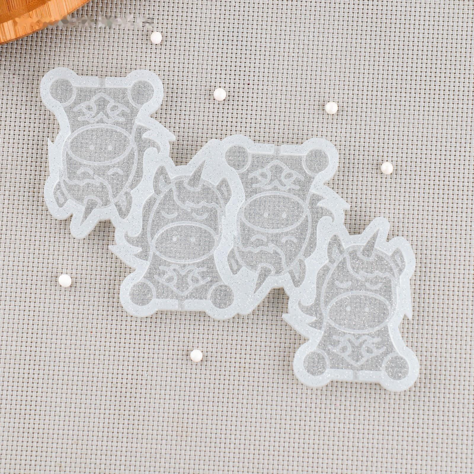 Силиконовый молд для леденцов и шоколада «Единорог», 6×4 см, цвет прозрачный