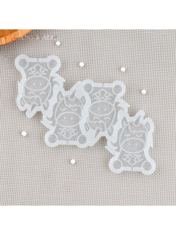 Силиконовый молд для леденцов и шоколада «Единорог», 6×4 см, цвет прозрачный