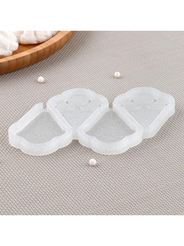 Силиконовый молд для леденцов и шоколада «Мороженое погремушка», 6×4 см, цвет прозрачный