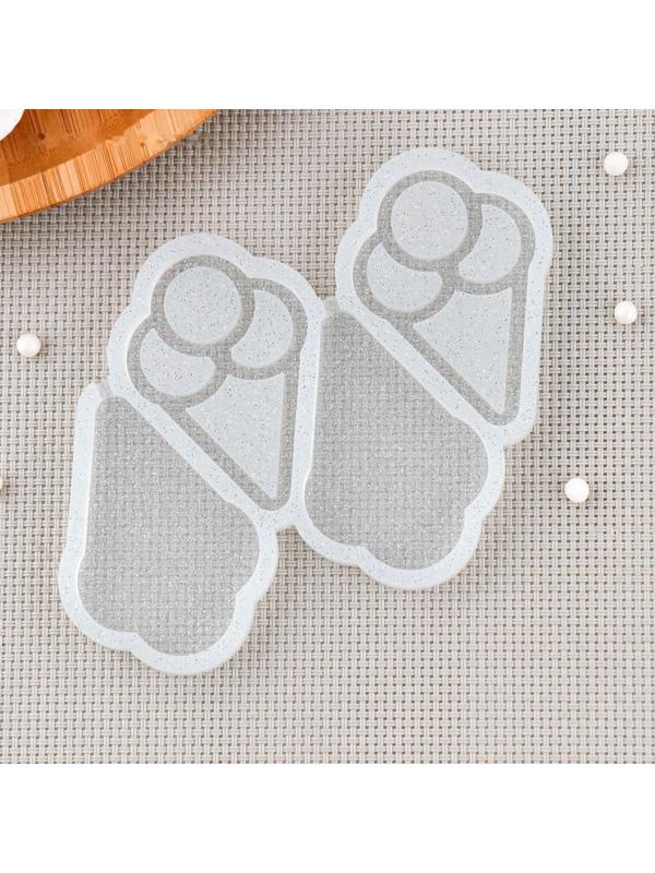 Силиконовый молд для леденцов и шоколада «Мороженое погремушка», 6×4 см, цвет прозрачный