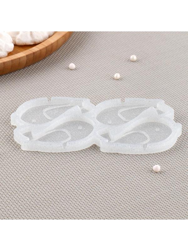 Силиконовый молд для леденцов и шоколада «Птички», 6×4 см, цвет прозрачный