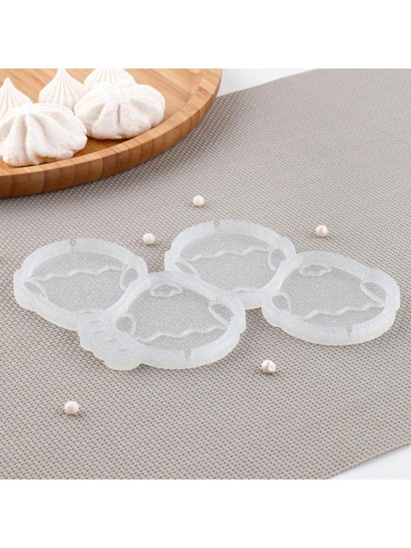 Силиконовый молд для леденцов и шоколада «Цыпленок в яйце», 6×5 см, цвет прозрачный