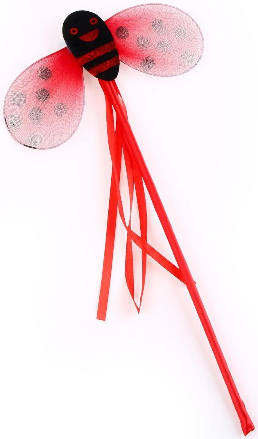 Карнавальный набор «Божья коровка» 4 предмета: юбка, крылья, жезл, ободок