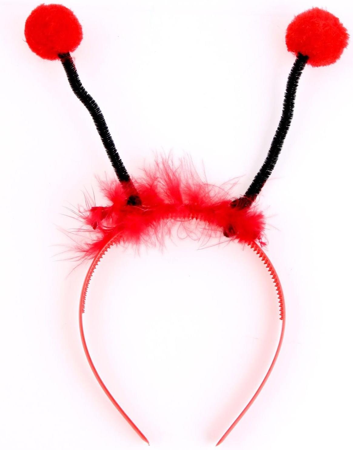 Карнавальный набор «Божья коровка» 4 предмета: юбка, крылья, жезл, ободок