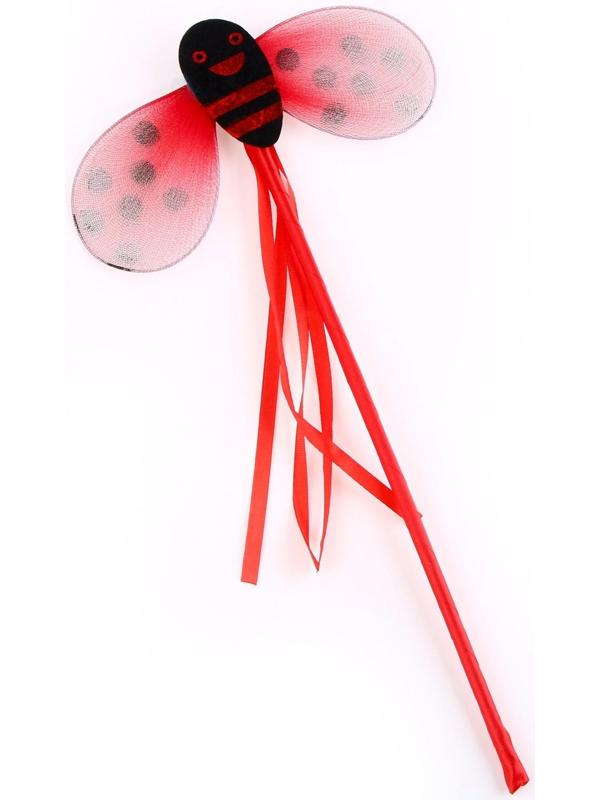 Карнавальный набор «Божья коровка» 4 предмета: юбка, крылья, жезл, ободок