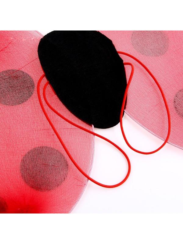 Карнавальный набор «Божья коровка» 4 предмета: юбка, крылья, жезл, ободок