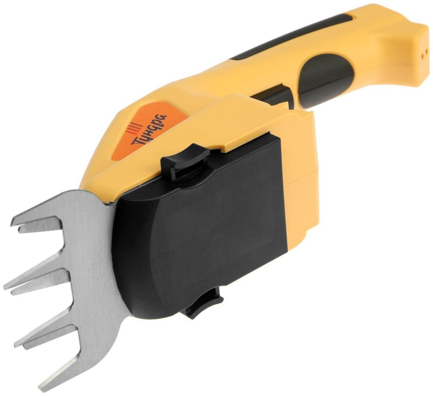 Ножницы-кусторез аккумуляторные ТУНДРА, 7.2 В, 1.3 Ач, Li-ion, время работы до 60 мин