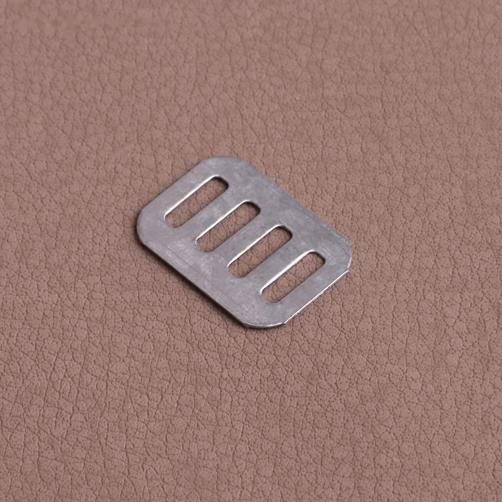 Ножки для дна сумки, 15 × 7 мм, 4 шт, цвет серебряный