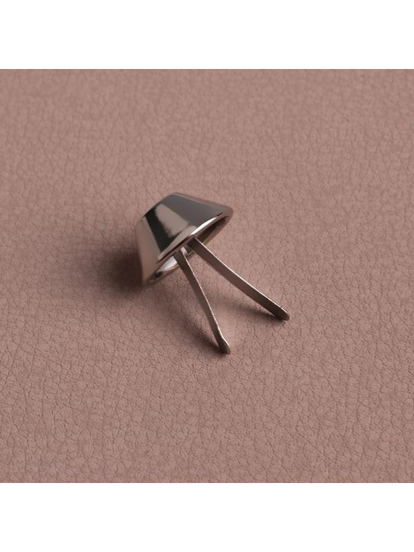 Ножки для дна сумки, 15 × 7 мм, 4 шт, цвет серебряный