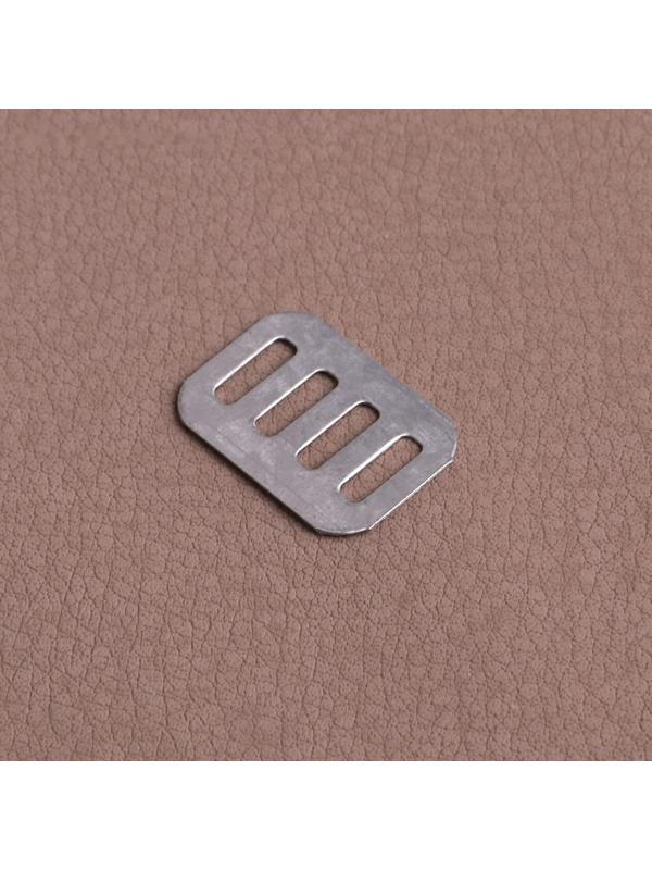 Ножки для дна сумки, 15 × 7 мм, 4 шт, цвет серебряный