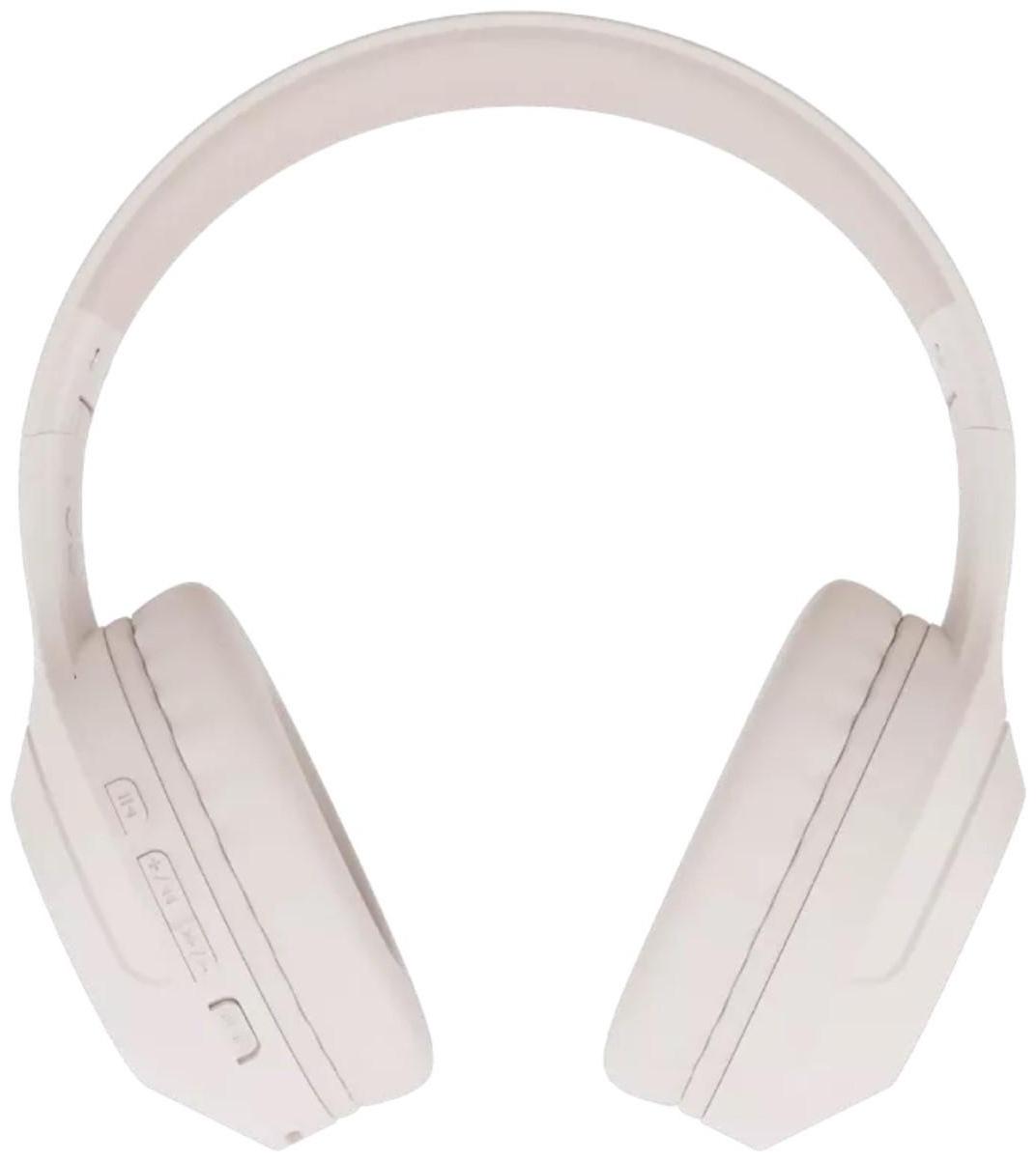 Наушники Canyon CNS-CBTHS3BE, полноразмерные, микрофон, BT 5.1, 300 мАч, бежевые