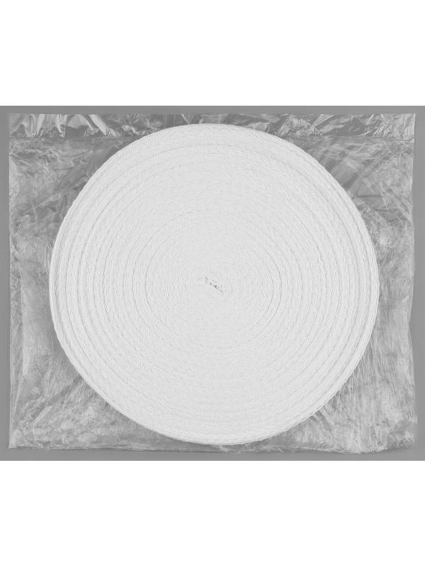 Лента киперная, 20 мм, 50 ± 1 м, цвет отбеленный белый