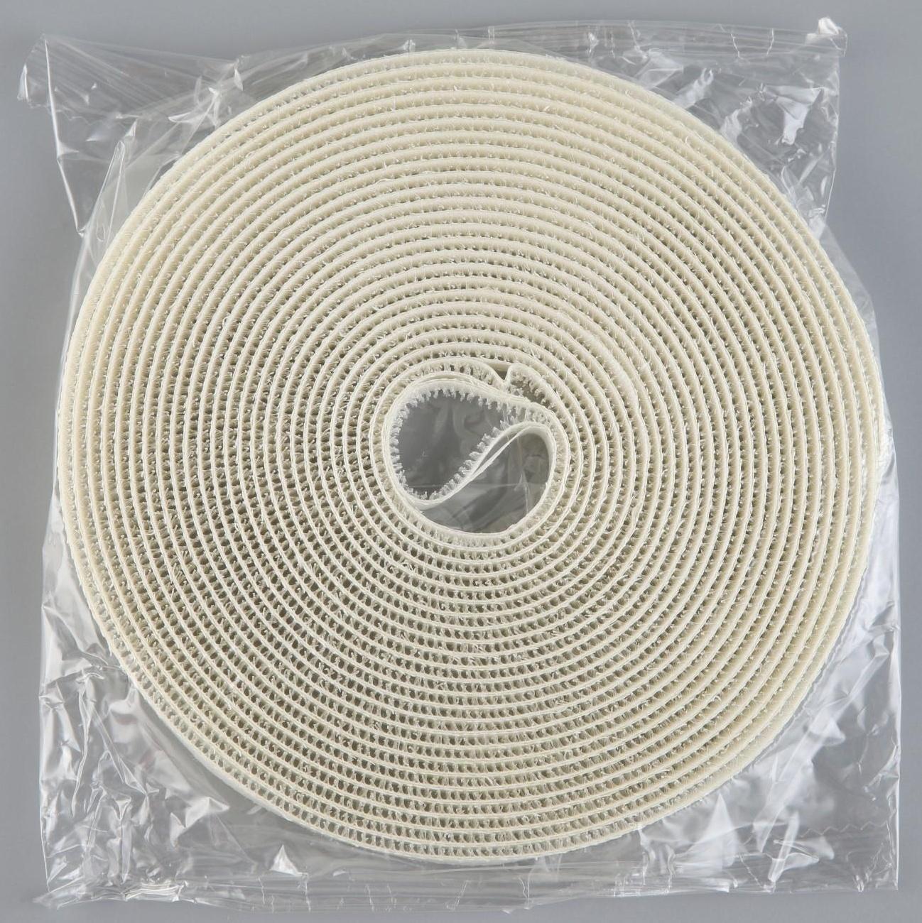 Сетка москитная с крепежом и ПВХ профилями для дверных проемов, 1,5×2,1 м, в пакете, цвет белый