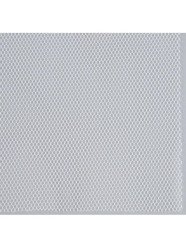 Сетка москитная с крепежом и ПВХ профилями для дверных проемов, 1,5×2,1 м, в пакете, цвет белый