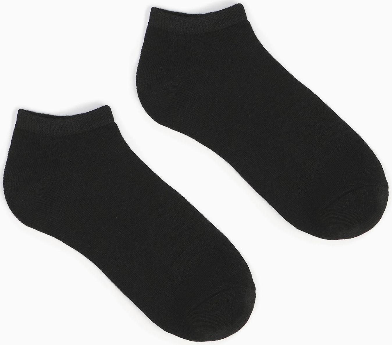 Набор мужских носков (3 пары), цвет чёрный, размер 39-41