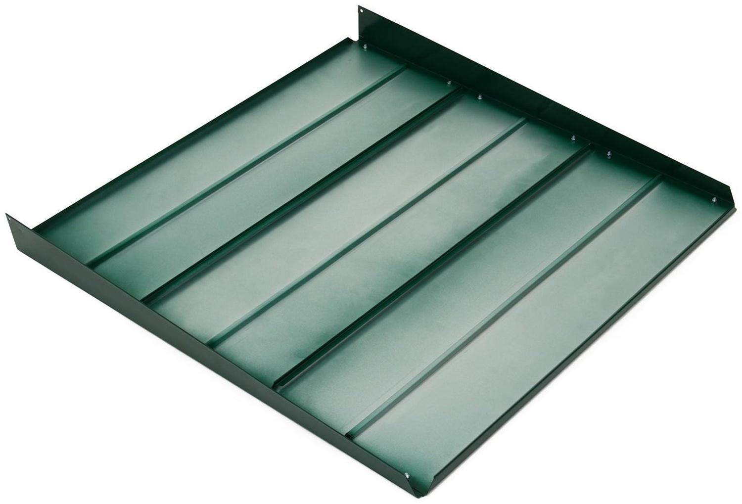 Крышка для компостера, 100 × 100 см, оцинкованная, зелёная