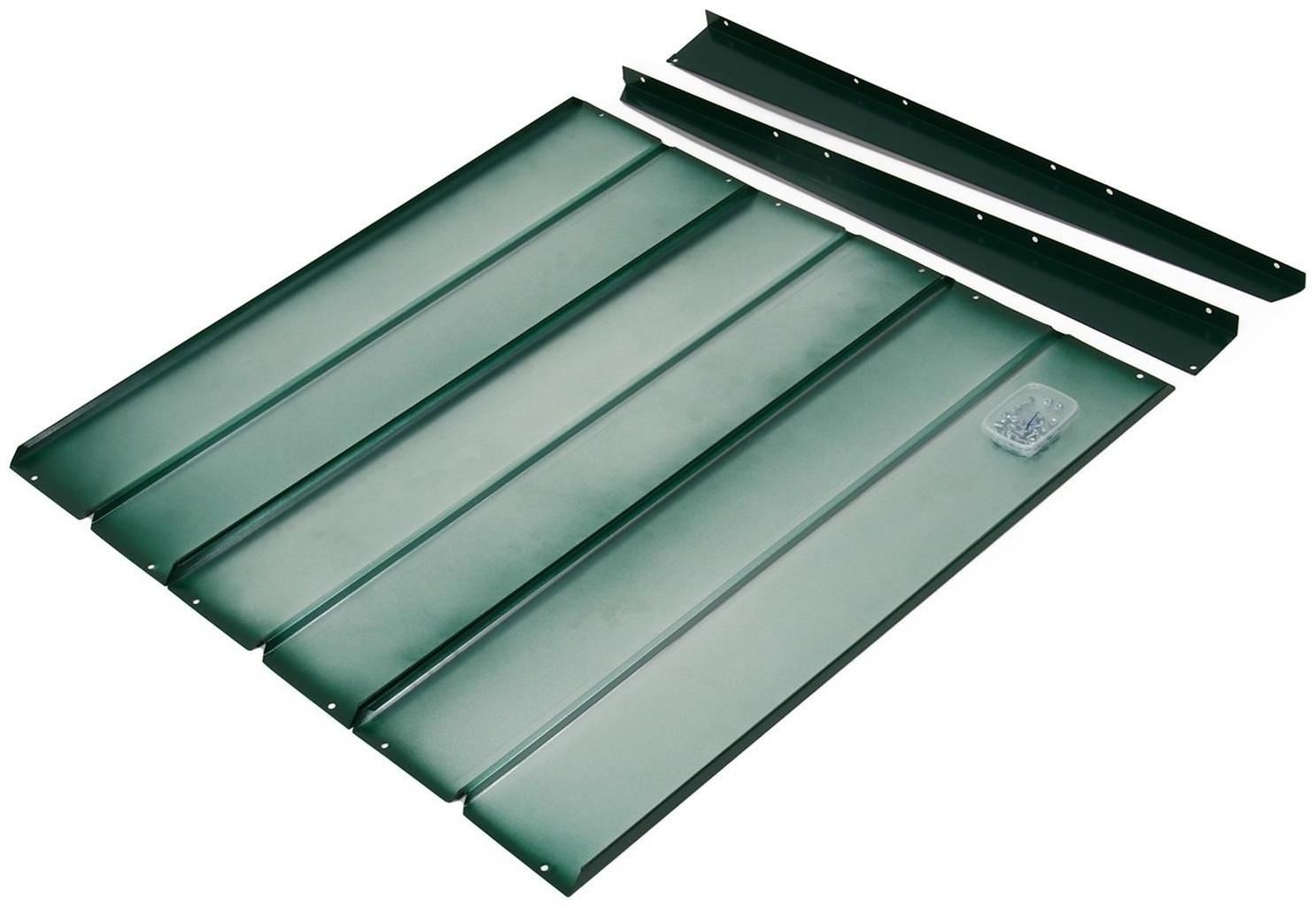 Крышка для компостера, 100 × 100 см, оцинкованная, зелёная