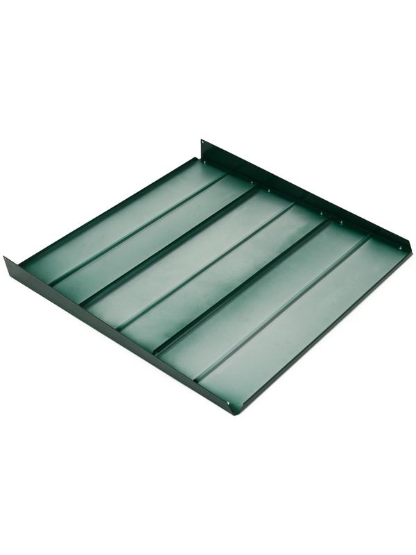 Крышка для компостера, 100 × 100 см, оцинкованная, зелёная