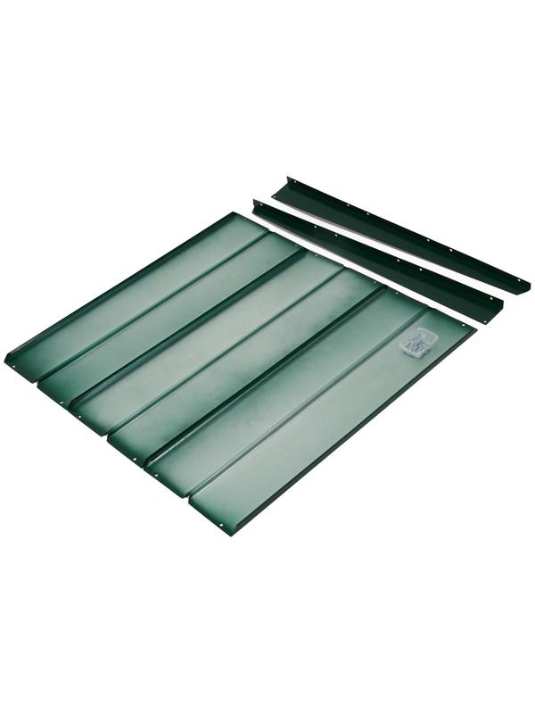 Крышка для компостера, 100 × 100 см, оцинкованная, зелёная