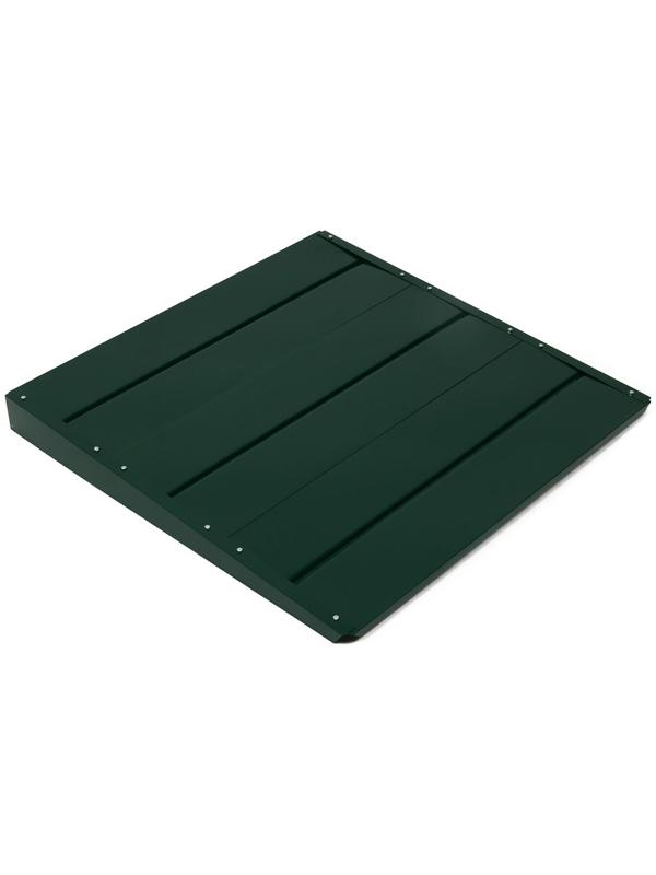 Крышка для компостера, 100 × 100 см, оцинкованная, зелёная