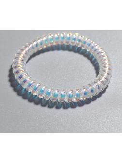 Резинка для волос, d=5 см, цвет голографический