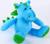 Мягкая игрушка «Дракоша со звёздами», 14 см, цвет голубой