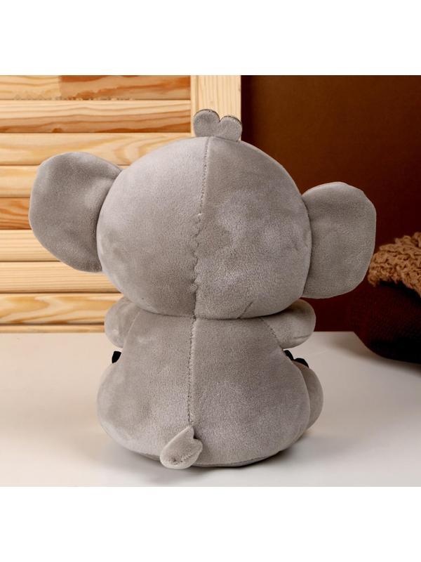 Мягкая игрушка «Коала» с сердцем, 22 см, цвет серый