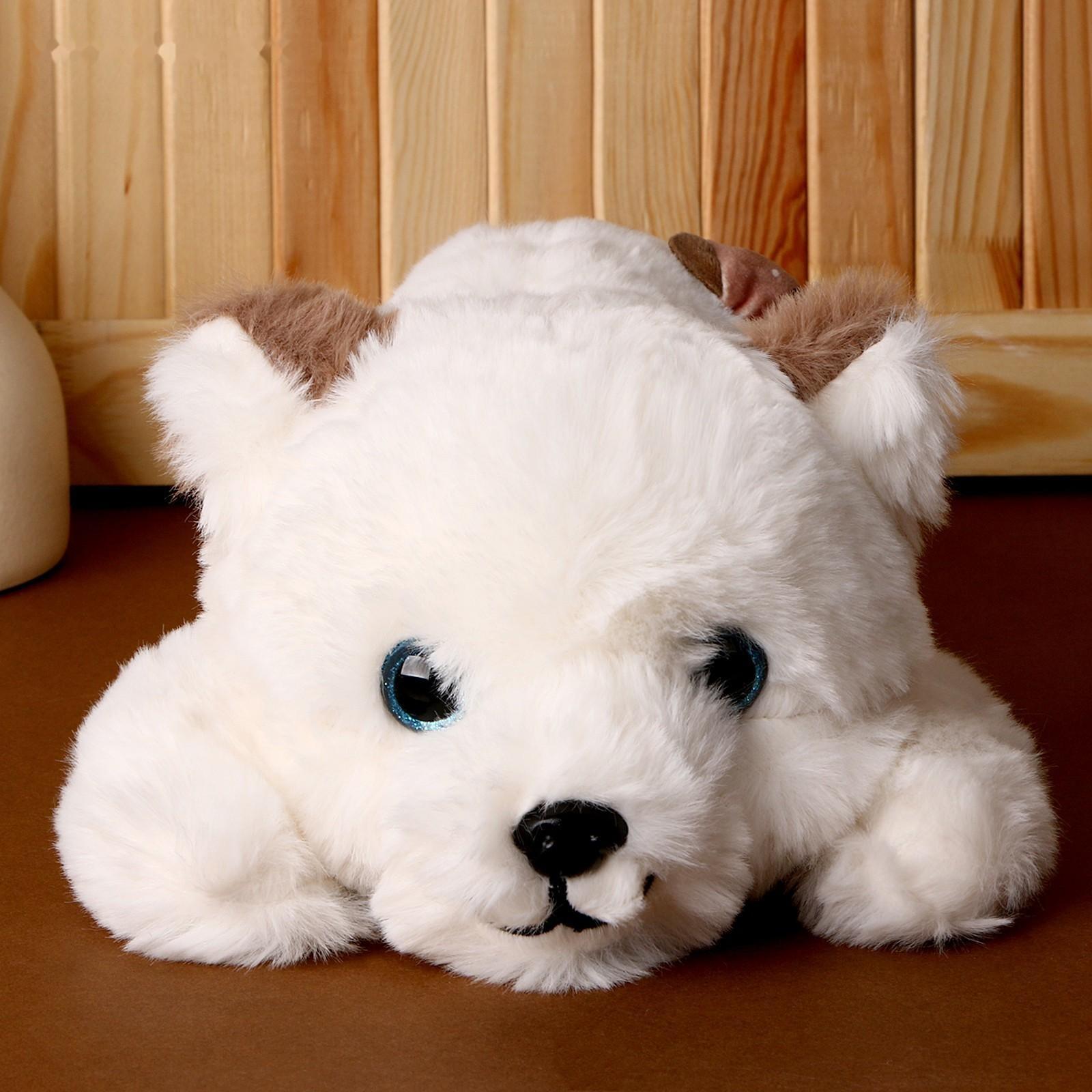 Мягкая игрушка «Собака», 33 см, цвет белый