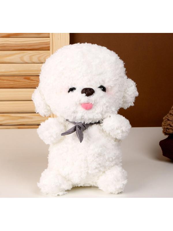 Мягкая игрушка «Собака», 25 см, цвет белый