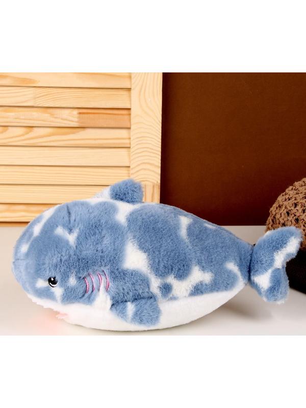 Мягкая игрушка «Акула», 32 см, цвет синий