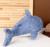 Мягкая игрушка-подушка «Акулёнок», 58 см, цвет синий
