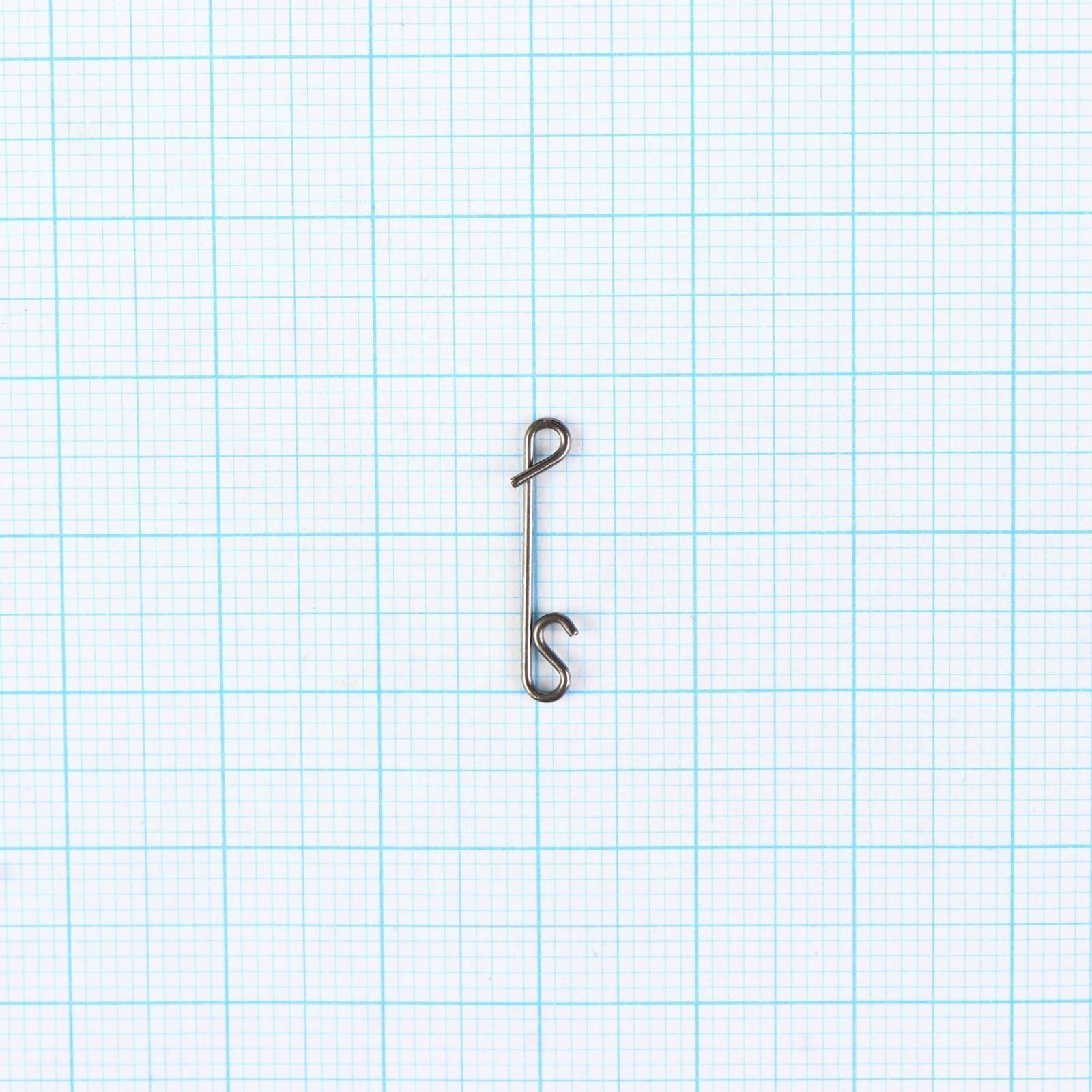 Безузловая застежка Namazu WRAPPING SNAP, тест 15 кг, размер L, цвет BN, 10 шт.