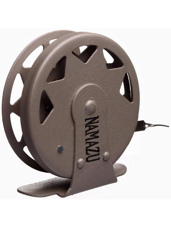Катушка проводочная Namazu Eagle, алюминиевая, 2 подшипника, размер 6,5 см