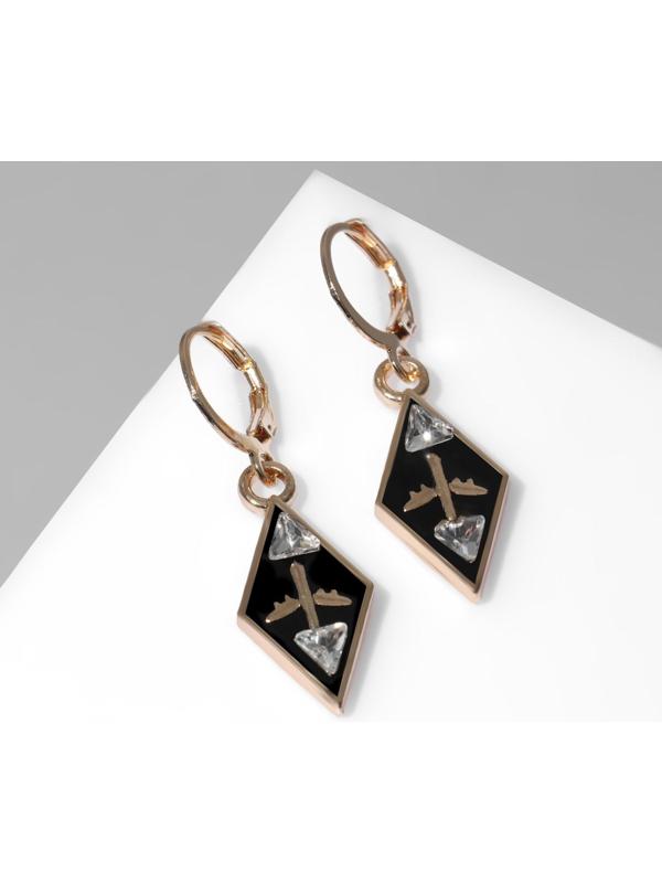 Серьги эмаль 