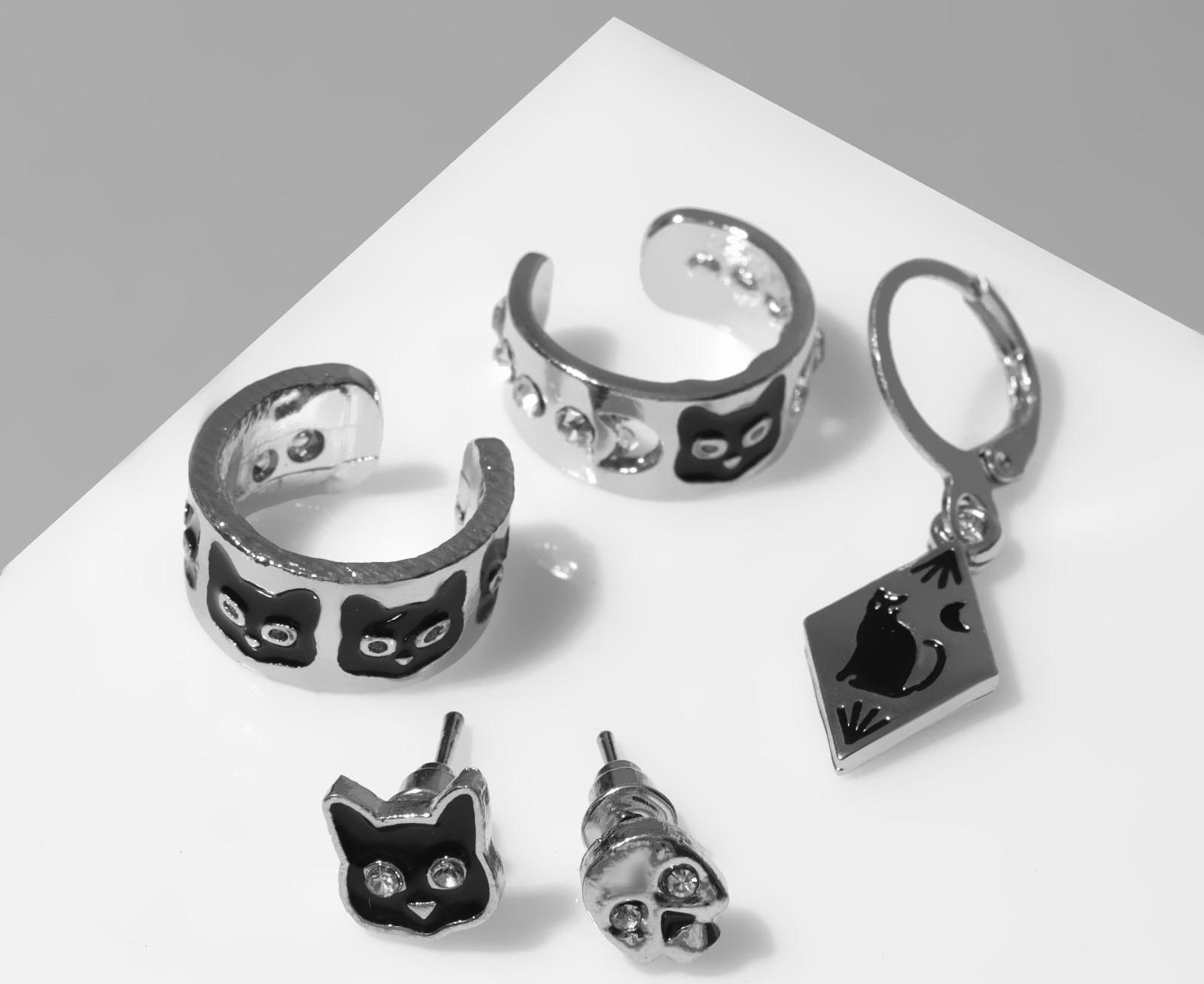 Серьги набор 5шт 