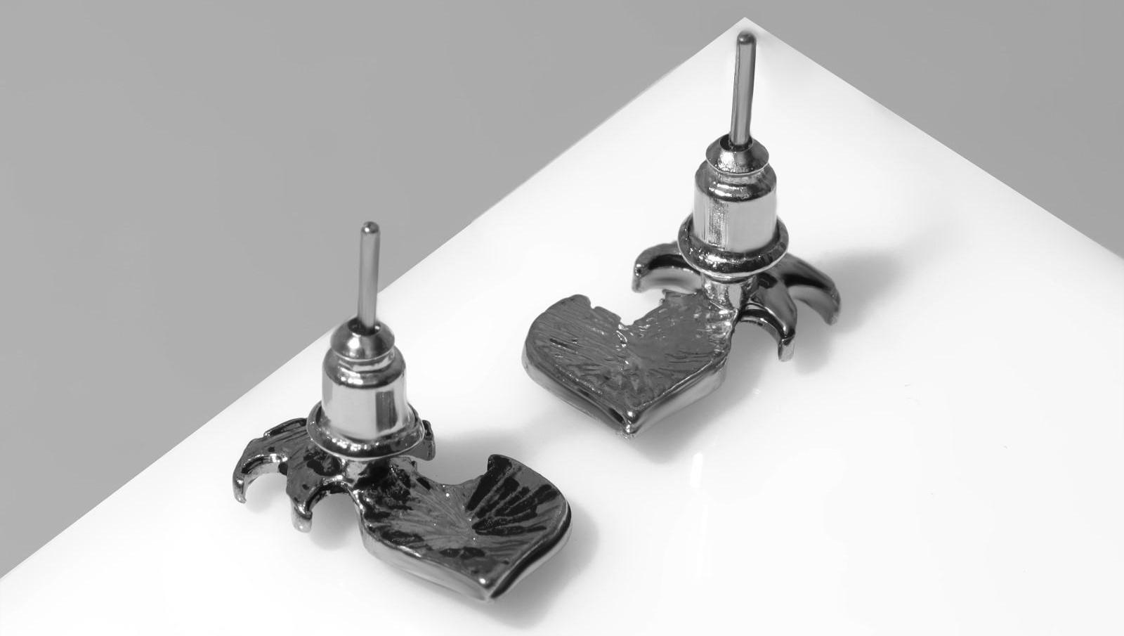 Серьги эмаль 