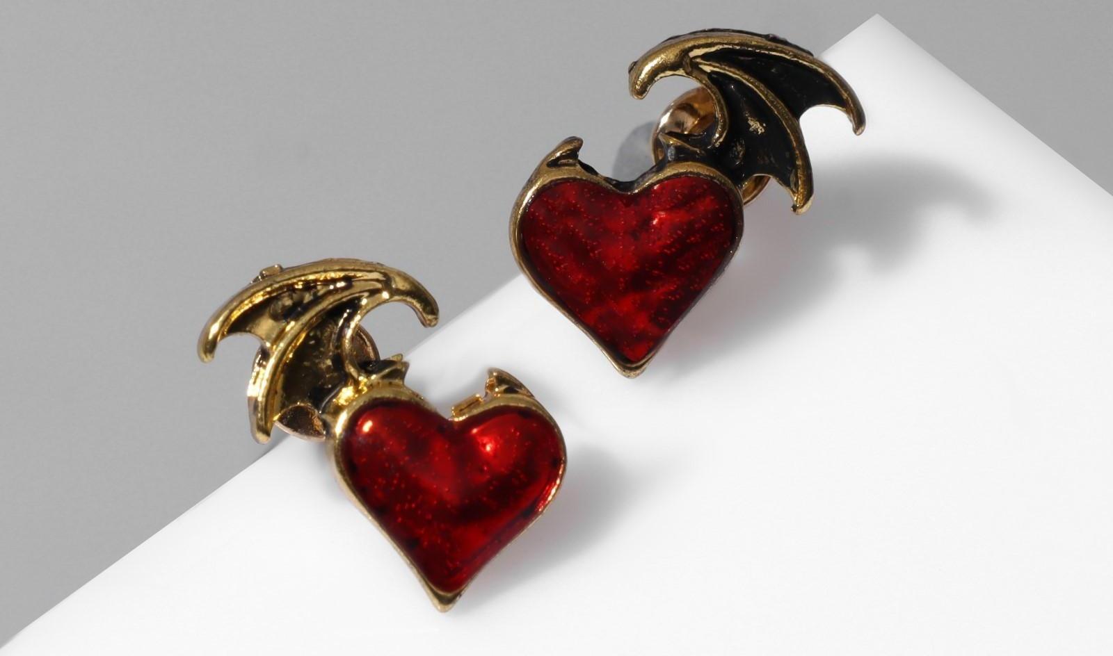 Серьги эмаль 