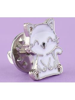 Значок металлический «Котик» 1,6 х 2,2см